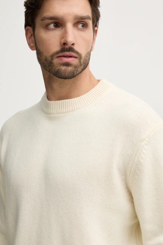 Vlnený sveter United Colors of Benetton béžová 1344U108G