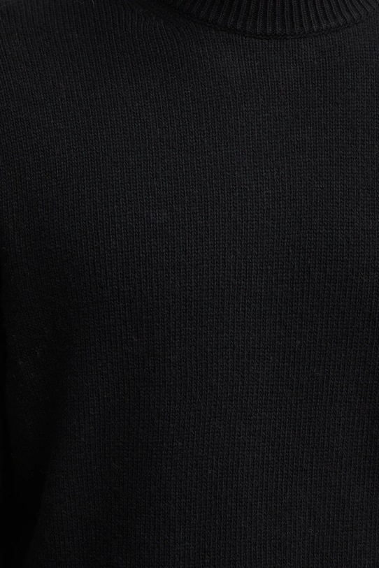 United Colors of Benetton gyapjú pulóver 1344U108G fekete