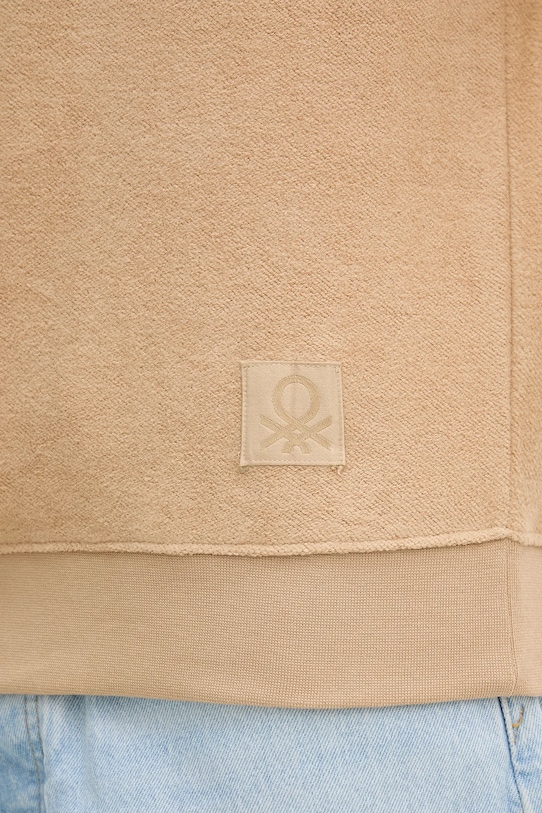 United Colors of Benetton bluza bawełniana 3NMEU109T beżowy