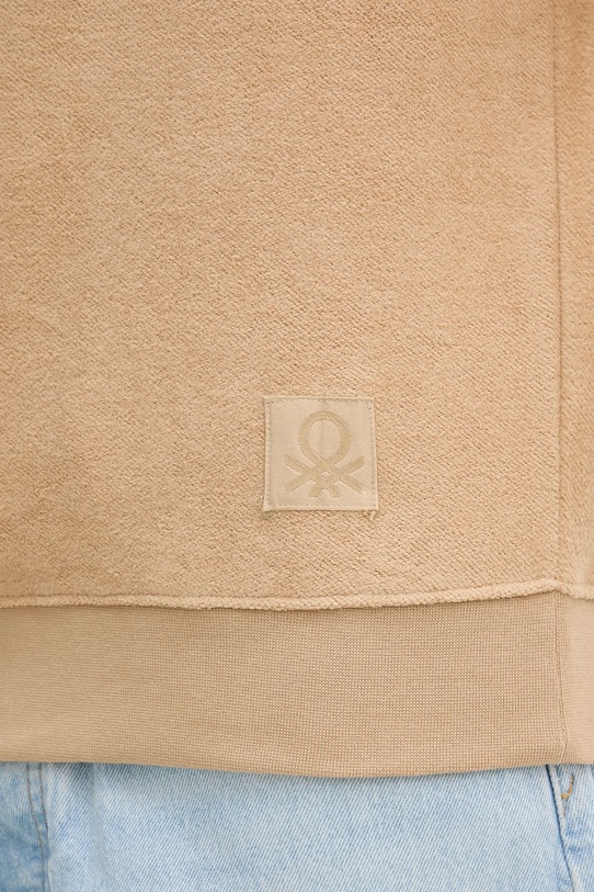 Βαμβακερή μπλούζα United Colors of Benetton 3NMEU109T πράσινο