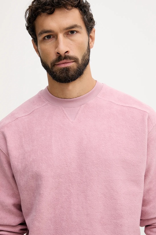 Bavlněná mikina United Colors of Benetton růžová 3NMEU109T