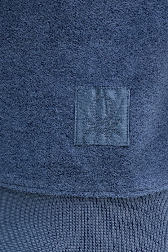 United Colors of Benetton bluza bawełniana 3NMEU109T niebieski
