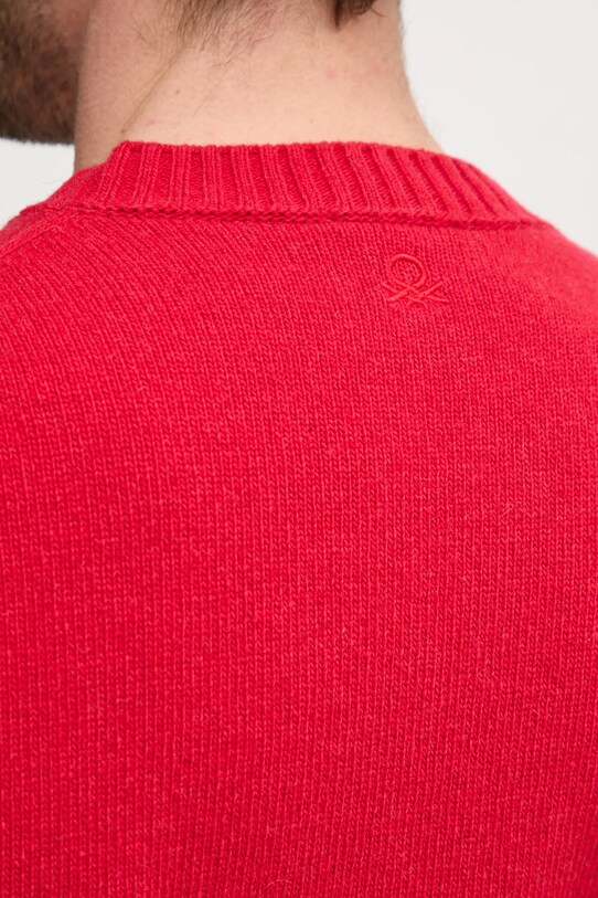 Вовняний светр United Colors of Benetton 1244K108R червоний