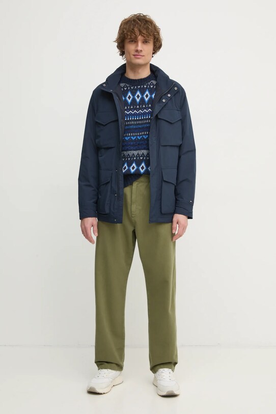 Пуловер United Colors of Benetton 1137K107V тъмносин NC24