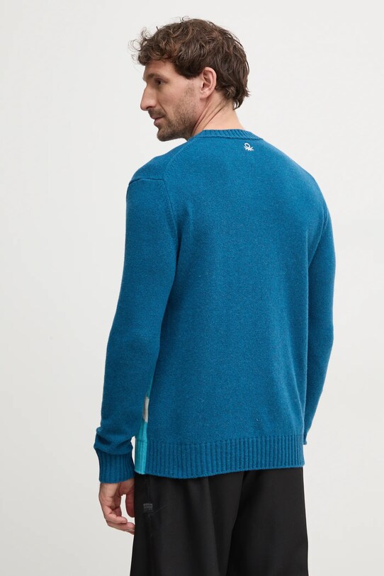 Îmbrăcăminte United Colors of Benetton pulover de lana 1244K108S turcoaz