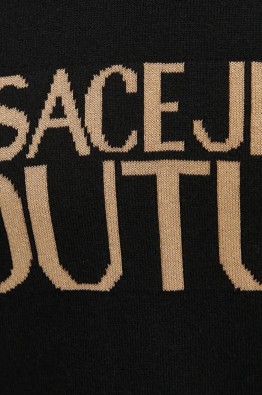 Versace Jeans Couture maglione in lana 77GAFM01.CMH80 nero