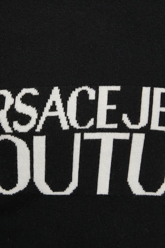 Versace Jeans Couture maglione in lana 77GAFM01.CMH80 nero