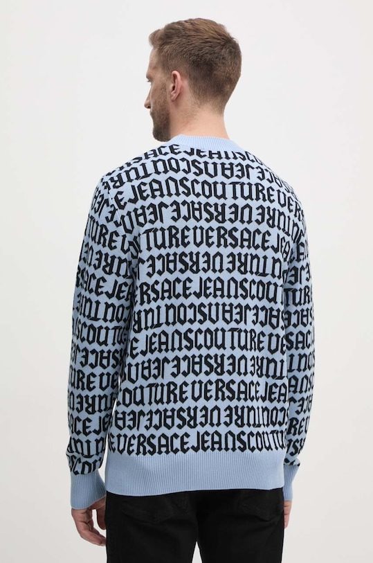 Oblečenie Vlnený sveter Versace Jeans Couture 77GAFM03.CMN91 modrá