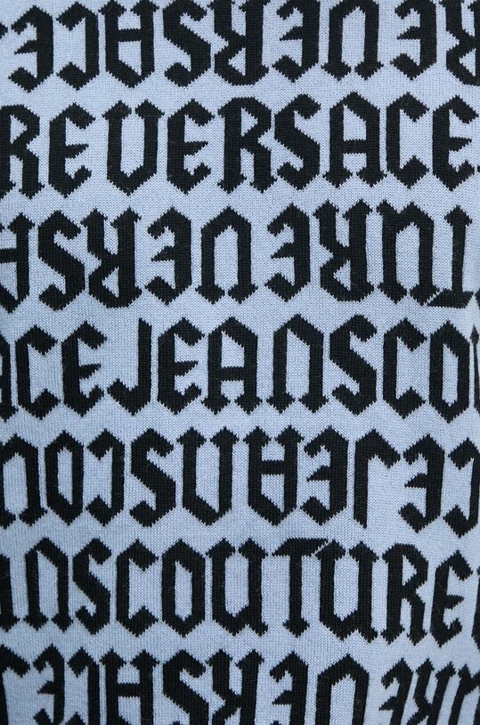 Шерстяной свитер Versace Jeans Couture 77GAFM03.CMN91 голубой
