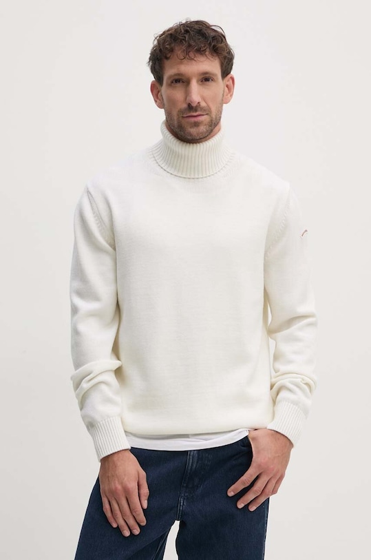 Paul&Shark sweter wełniany wełna beżowy 14311008