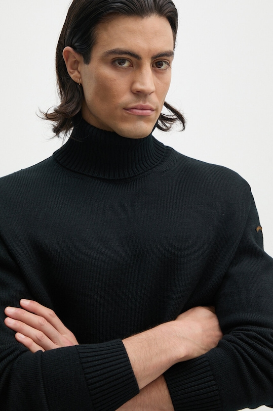 Vlněný svetr Paul&Shark černá 14311008