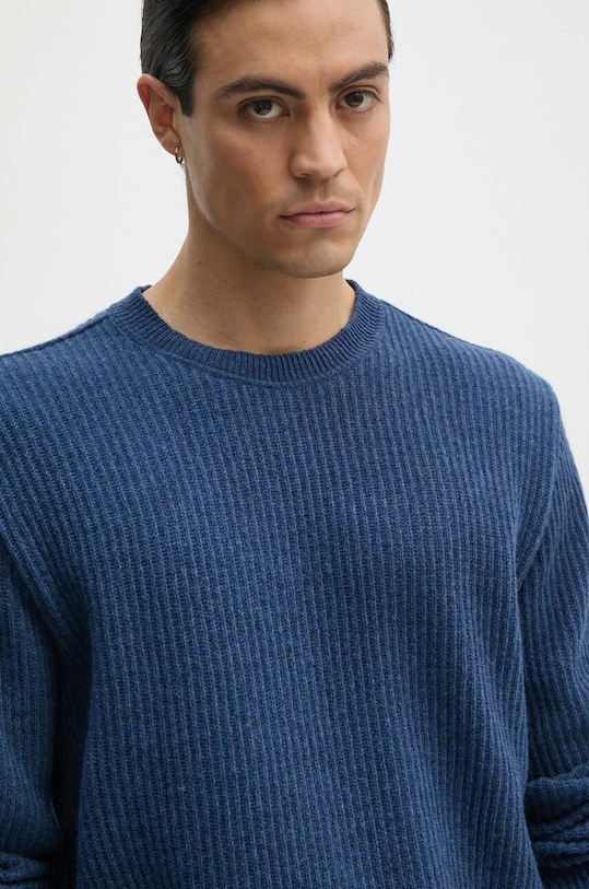 Шерстяной свитер Paul&Shark тёмно-синий 14311083