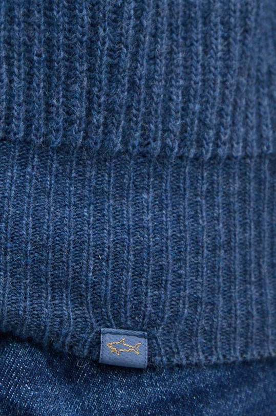 Шерстяной свитер Paul&Shark 14311083 тёмно-синий