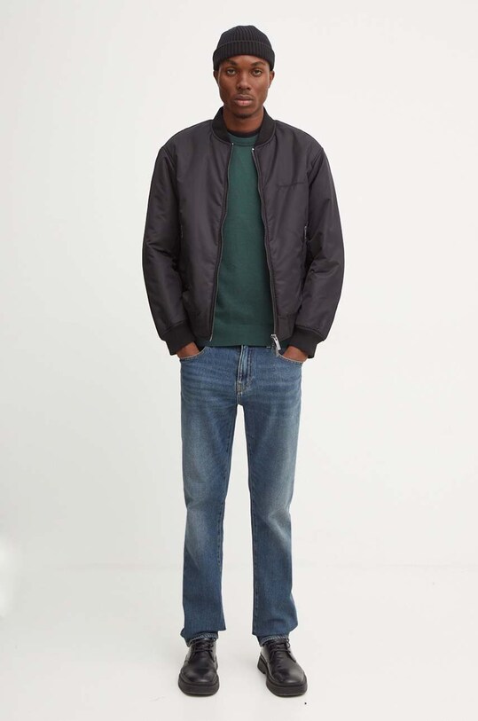 Sveter s prímesou vlny PS Paul Smith M2R.530XZ.N22226 zelená AW24