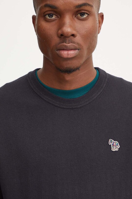 Светр з домішкою вовни PS Paul Smith чорний M2R.530XZ.N22226