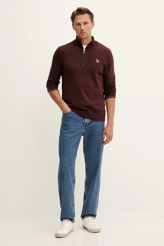 PS Paul Smith pulover din amestec de lână M2R.531XZ.N22226 rosu AW25