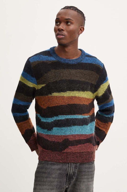 PS Paul Smith sweter z domieszką wełny okrągły czarny M2R.985Y.N22240