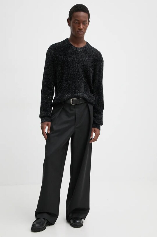 Кашемировый свитер The Kooples HPUL29023K чёрный AW24
