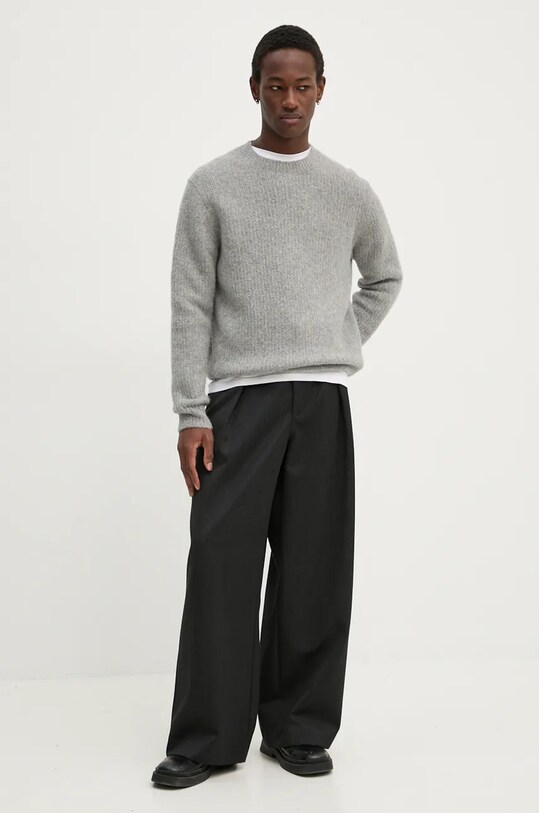 Шерстяной свитер Sunflower 3033.SFR серый AW24