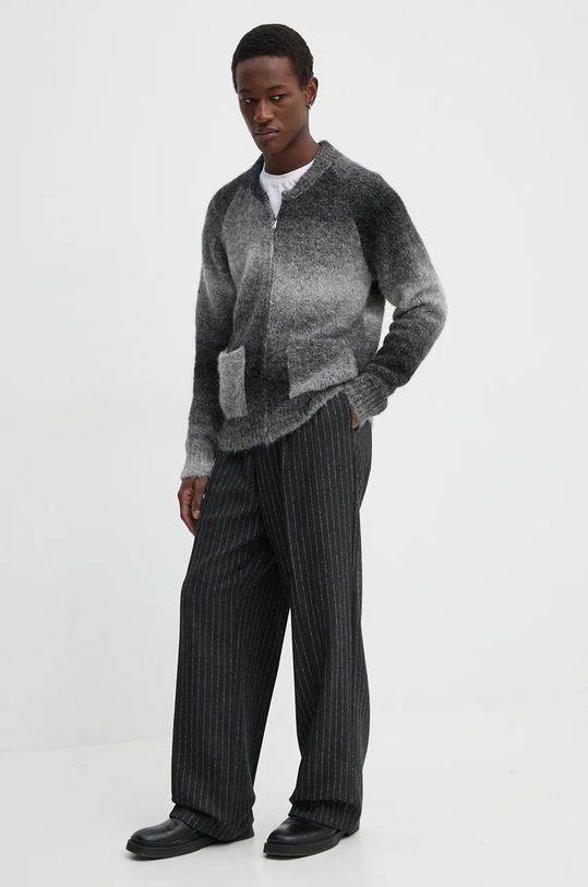 Sunflower cardigan din lana 3052.SFR gri AW24