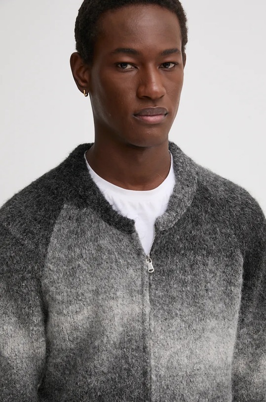 Sunflower cardigan din lana gri 3052.SFR