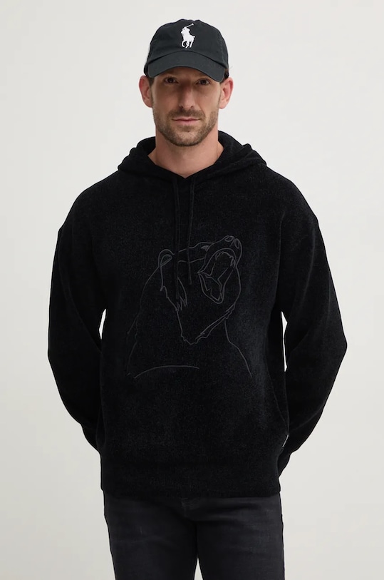 Mikina Armani Exchange s kapucí černá XM000027.AF10350