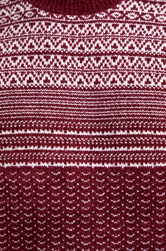 Armani Exchange sweter z domieszką wełny XM000028.AF10351 bordowy