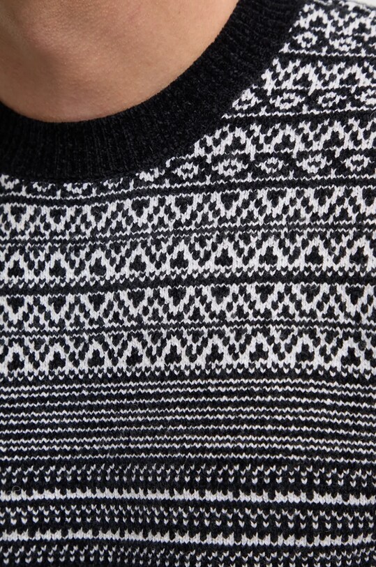 Светр з домішкою вовни Armani Exchange XM000028.AF10351 чорний