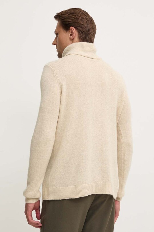 Odzież American Vintage sweter z domieszką wełny MFAL18BH24 beżowy
