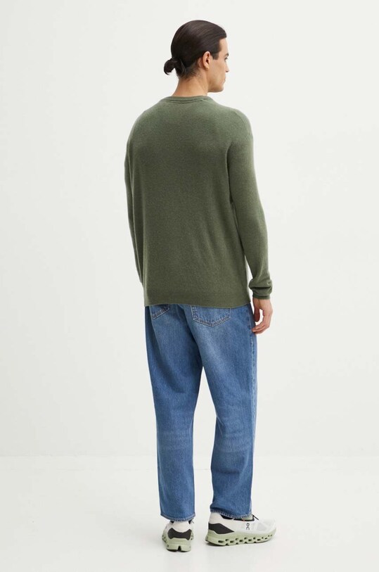 Odzież American Vintage sweter wełniany MRAX18AH24 zielony