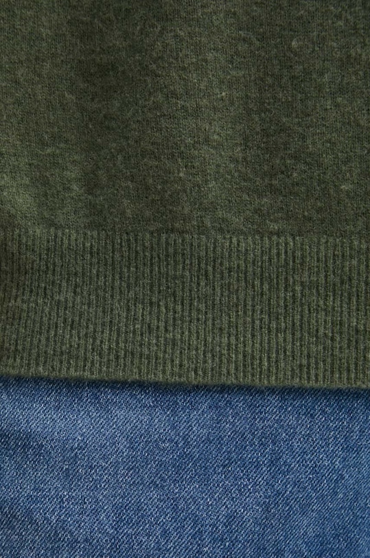 American Vintage sweter wełniany MRAX18AH24 zielony
