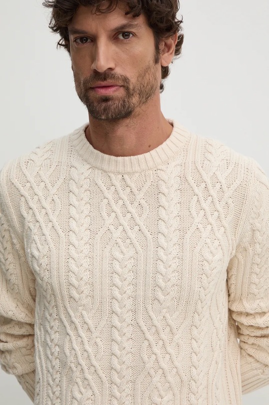 Joop! sweter bawełniany beżowy 30043085