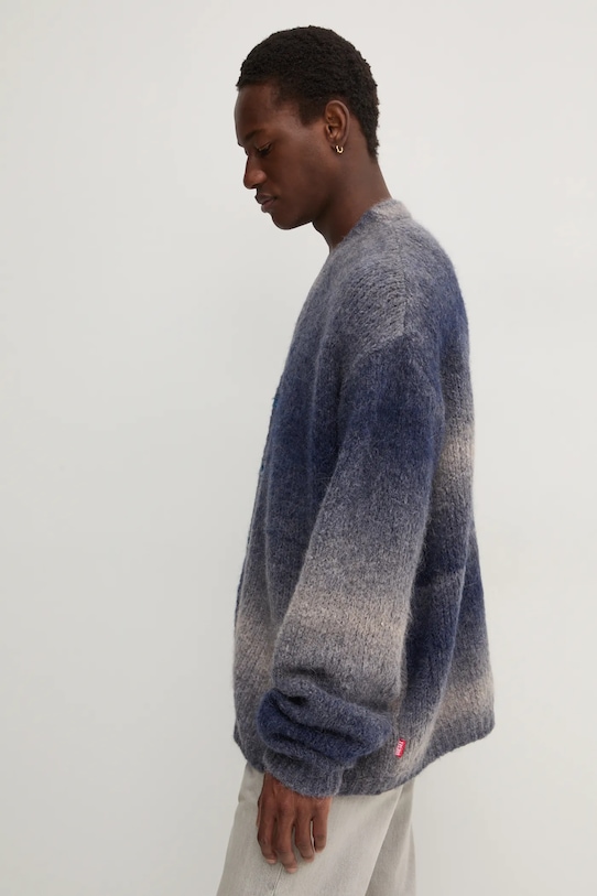 Diesel cardigan in lana K-RAMARRO blu navy A14915.0WFBT