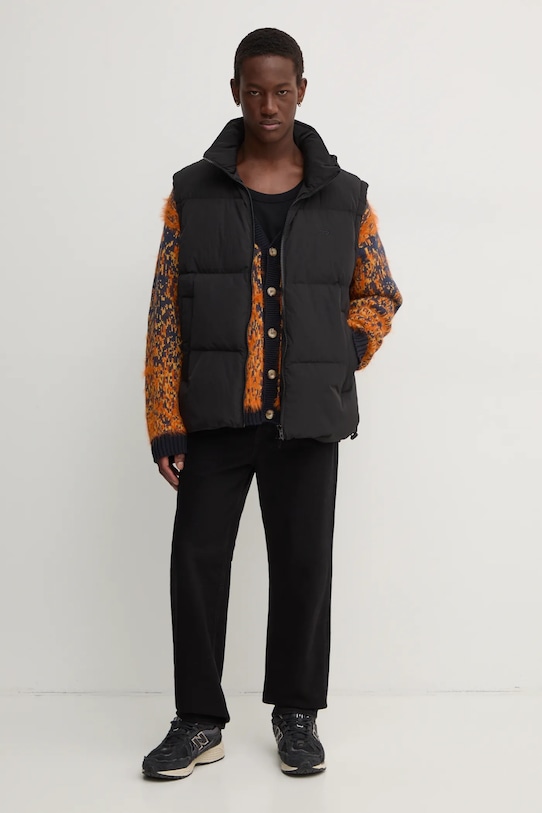 Diesel cardigan din amestec de lana K-RANGER A14918.0QKAI portocaliu AW24