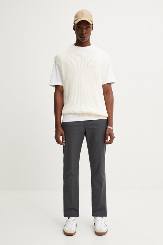 Hollister Co. kamizelka KI320.4045.101 beżowy AW24