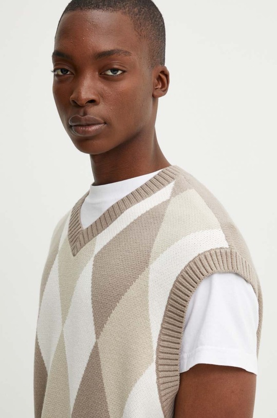 Γιλέκο Hollister Co. KI320.4045.408 μπεζ