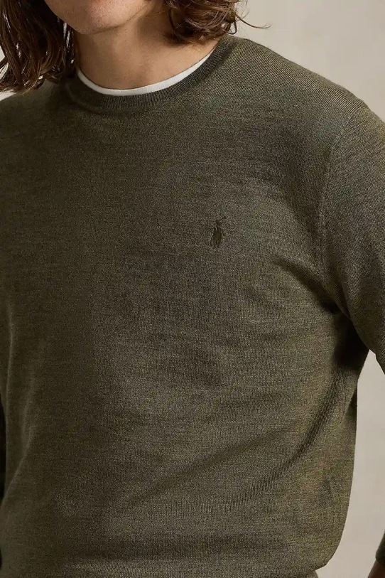 Polo Ralph Lauren sweter wełniany zielony 710946143