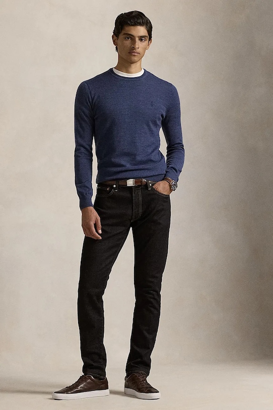 Дрехи Вълнен пуловер Polo Ralph Lauren 710946143 син