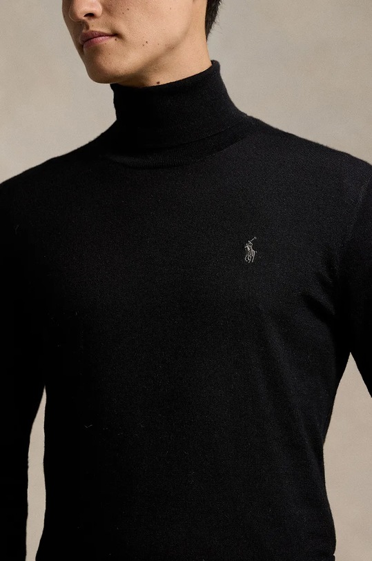 Polo Ralph Lauren sweter wełniany czarny 710946145