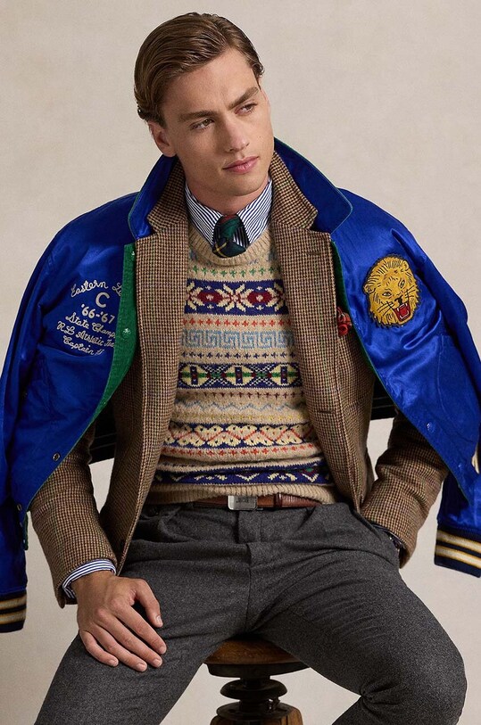 Polo Ralph Lauren sweter wełniany 710949291 beżowy