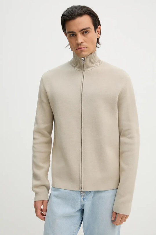 Samsoe Samsoe kardigan SANIKLAS pozostałe beżowy M24300028