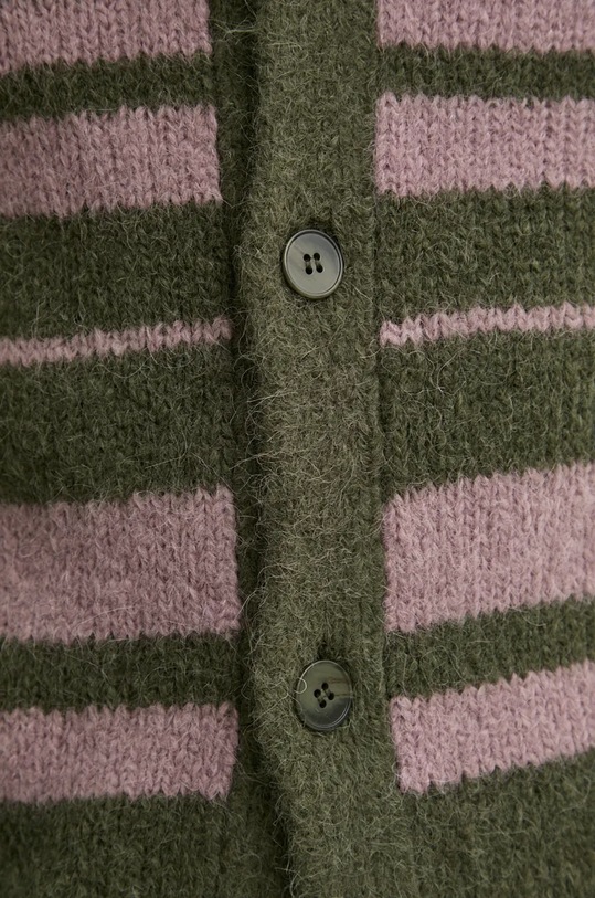 Samsoe Samsoe cardigan din lana SAARIN M24300099 verde