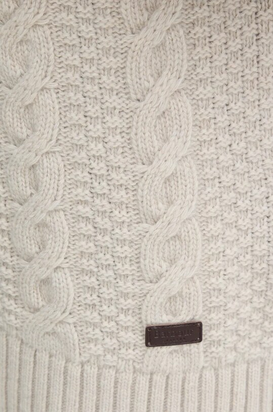 Barbour pulover de lana MKN1580 bej