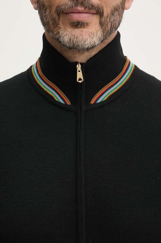 Вовняний кардиган Paul Smith M1R.905Y.N02501 чорний