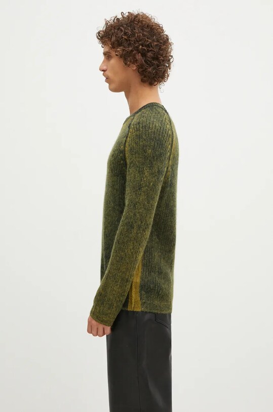Paul Smith pulover de lână M1R.912Y.N02506 verde AW24