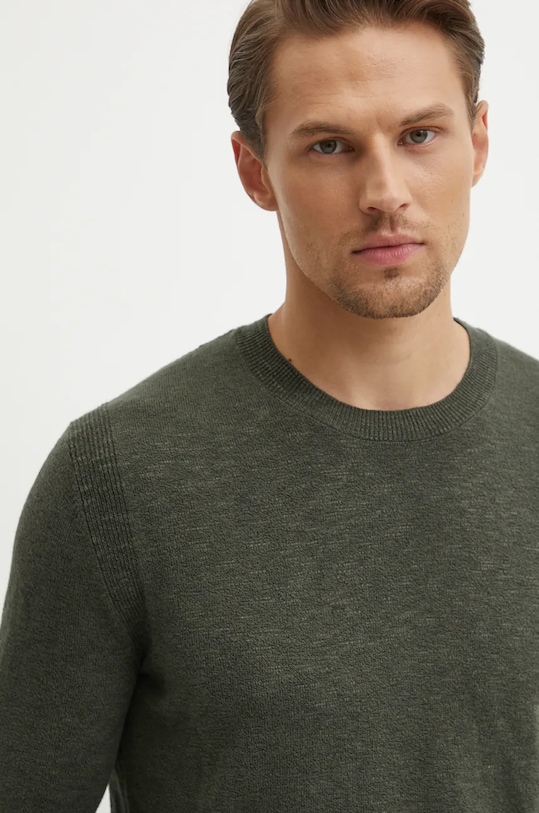 Sisley sweter zielony 1VGHS103Q