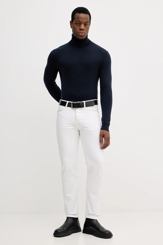 Sisley sweter 10F2S2244 granatowy AW25
