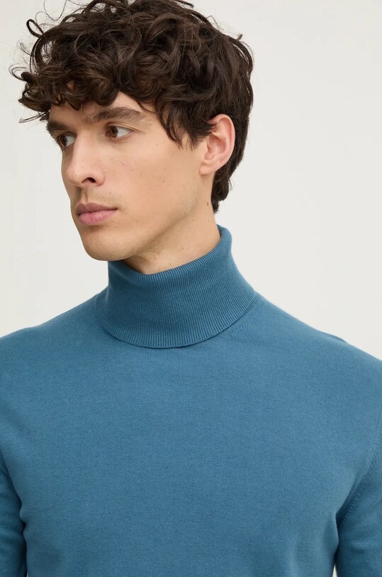 Sisley pulover turcoaz 10F2S2244