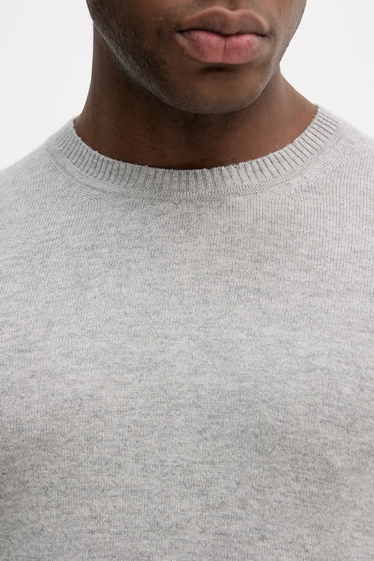 Svetr z vlněné směsi Sisley 102HS1B17 šedá
