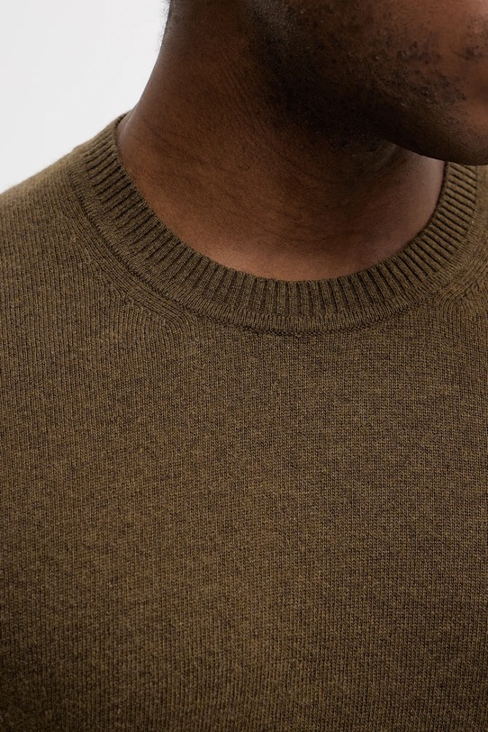 Sisley sweter z domieszką wełny 102HS1B17 zielony